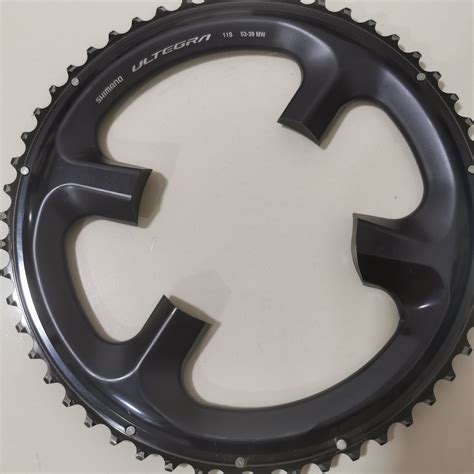 Original SHIMANO ULTEGRA Roadbike Chainring 53T - 39T ultegra R8000 ...