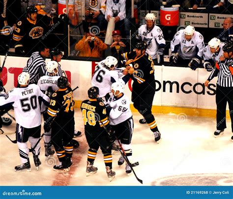 Zdeno Chara Fight editorial stock photo. Image of athletes - 21169268