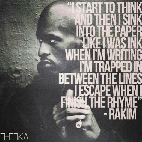 Rakim Rap Quote | Hip hop quotes, Rap quotes, Underground hip hop