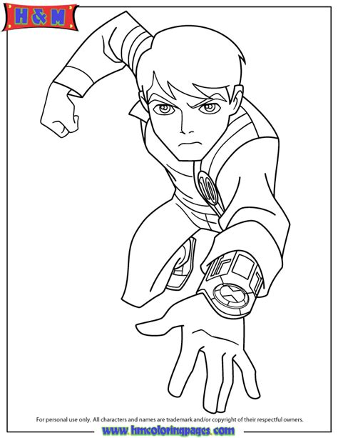 Ben 10 Omniverse Coloring Pages - Coloring Home