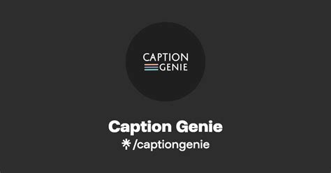 Caption Genie | Linktree