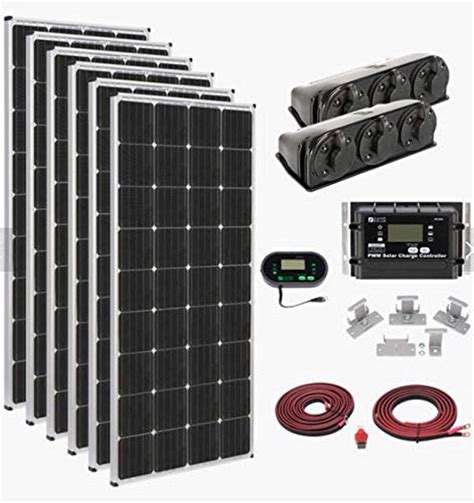 Zamp Solar 1KW Solar Panel Kit to be Used For Increased Efficiency.