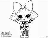 LOL Surprise Doll Coloring Pages Diva  Free Printable sketch template