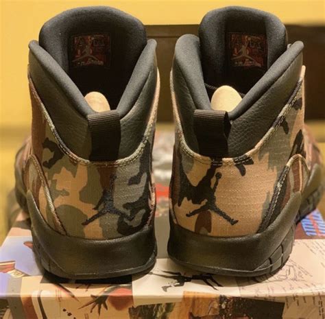 Air Jordan 10 Woodland Camo 310805-201 Release Date - SBD