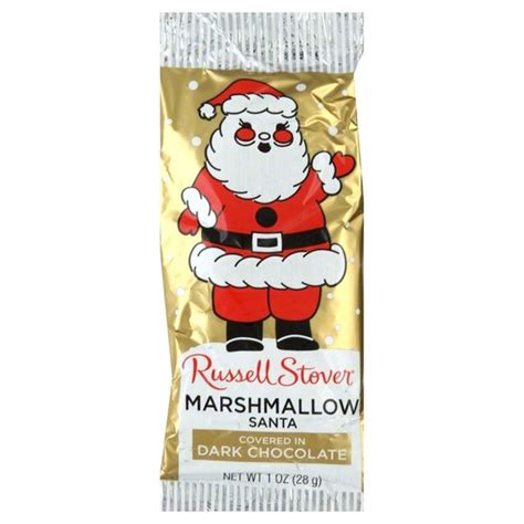 Russell Stover Dark Chocolate & Marshmallow Santa (1 oz) - Instacart