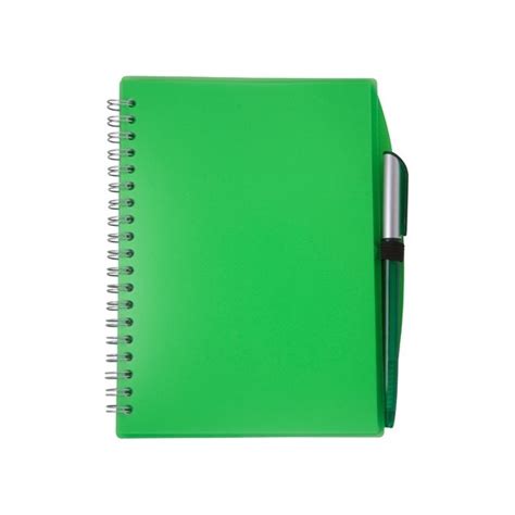 Custom Spiral Notebook With Pen - Logo Imprinted Notebooks & Notepads