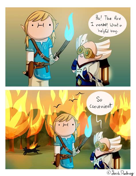 Thanks [BoTW] by Madame Lady : zelda | Zelda funny, Legend of zelda ...