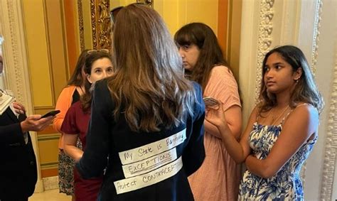 Rep. Nancy Mace Wears Sign on Her Blazer Protesting Her Own State’s Pro ...