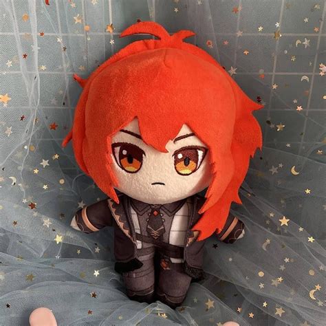 Genshin Impact Diluc Plush Dolls GENSHINGO | Plush dolls, Anime, Plush