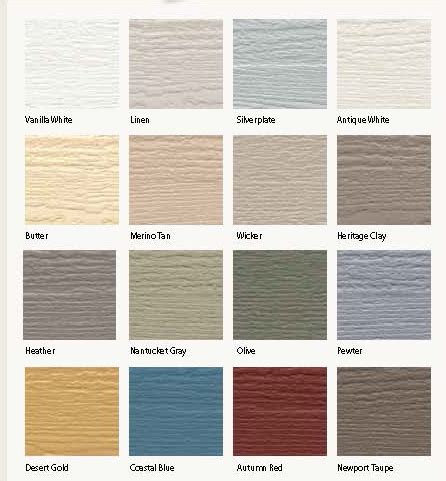 CertainTeed Fiber Cement Siding Colors