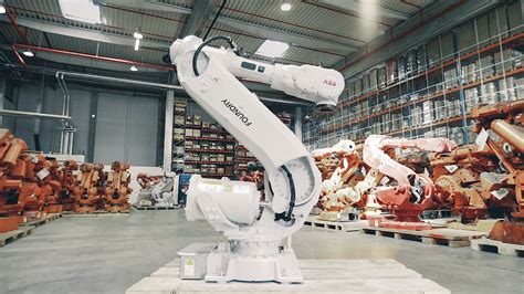 Nachhaltige Fertigung durch Recycling und Wiederaufbereitung gebrauchter ABB-Roboter