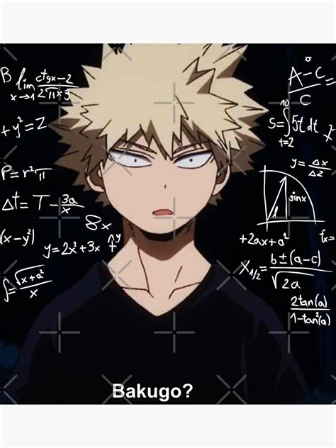 "Confused Bakugo Anime Meme" Sticker for Sale by store-ucef | Redbubble