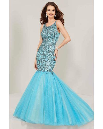 Tiffany Blue Formal dresses and evening gowns for Women | Lyst