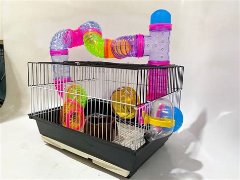 Hamster Cage with tubes (951b), Pet Supplies, Homes & Other Pet ...