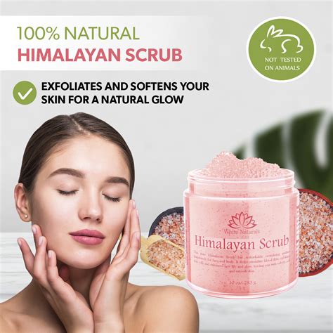 Himalayan Pink Salt Scrub, The Perfect Gift for Women, Face & Body Scrub, Amazing Exfoliator For ...
