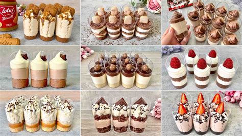 9 Quick and Easy NO BAKE Dessert Shots Recipes. Easy and Yummy mini dessert cups. - Vanitas Kitchen