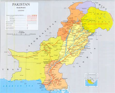 pakistan map