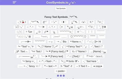 fancy text symbols in 2022 | Text symbols, Cool symbols, Symbols