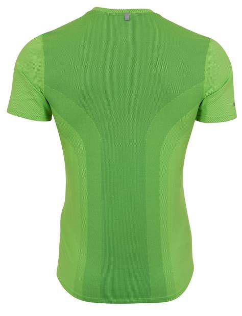 Nike Dri-FIT Contour Lime Green Mens Running Short Sleeve Top/T-shirt ALL SIZES | eBay