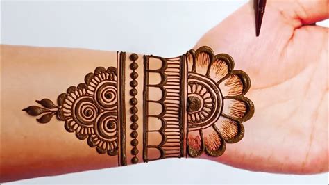 Beautiful Latest Mehndi design for hands| Easy mehndi designs| Simple ...