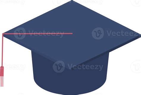 Degree cap icon, isometric style 23985152 PNG