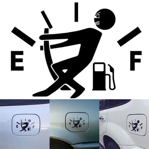 1Pcs Waterproof Funny Car Sticker Lowered Truck Boat Window Bumper ...