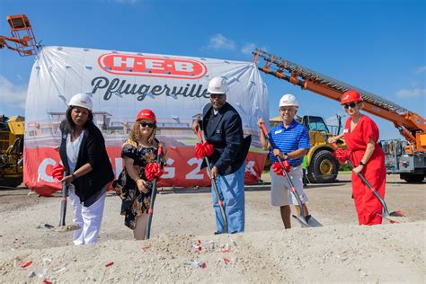 H-E-B breaks ground on construction for 3rd store in Pflugerville ...