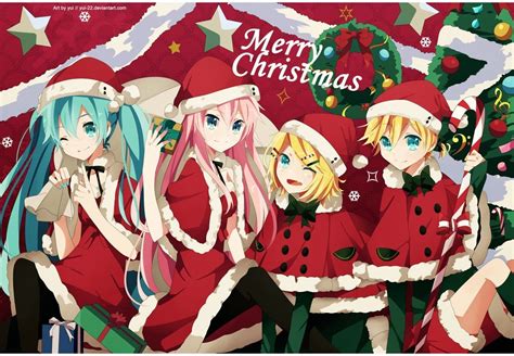 Christmas Miku Wallpapers - Wallpaper Cave