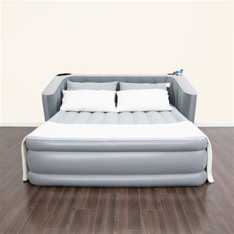 Bestway Queen 31.5" Tritech Wingback Headboard Air Mattress with Built ...