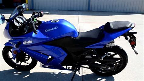 2009 Kawasaki Ninja 250R Candy Thunder Blue - YouTube