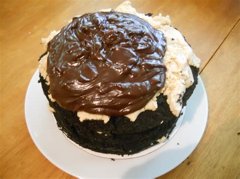 Chocolate Peanut Butter Ugly Cake -spatialdrift