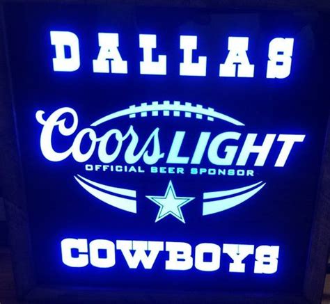 Dallas Cowboys Led sign led sign box. Black Acrylic and the engraving ...