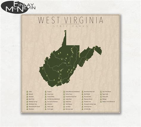 Virginia State Parks Map