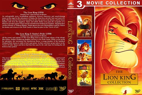 The Lion King Collection 1994 2004 Covers | DVD Covers | Cover Century ...