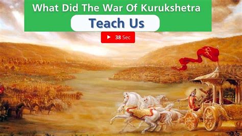 What Did War of Kurukshetra Teach Us | Wealth Munshi