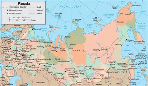 The largest cities in Russia. Russia map - major cities - Secondary ...