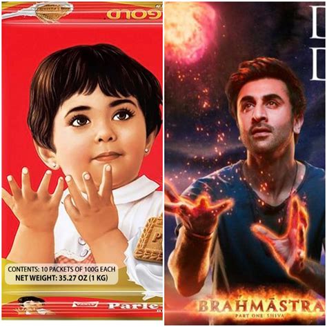 Ranbir giving Parle-G girl vibes : r/bollywoodmemes