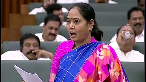 AP Home Minister sucharitha full speech in supporting 3 capitals - YouTube