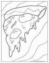 20 Pizza Coloring Pages Free PDF Printables sketch template