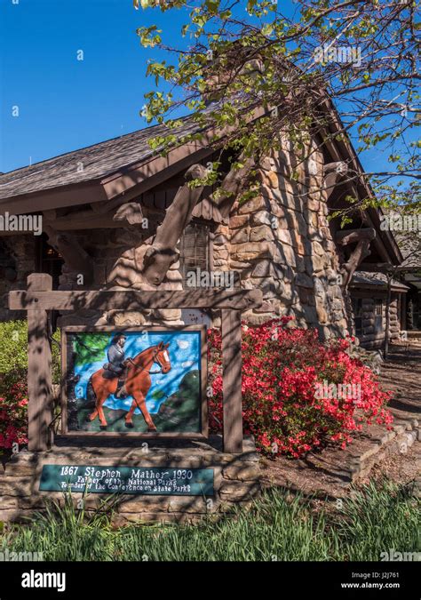 Mather Lodge, Petit Jean State Park, Arkansas Stock Photo - Alamy