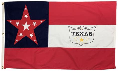 6th Texas Cavalry Battle Flag 3×5 Sewn Cotton - I AmEricas Flags