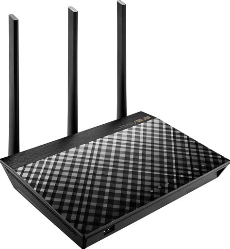 Best Buy: ASUS Wireless-AC Dual-Band Wi-Fi Router Black RT-AC1750