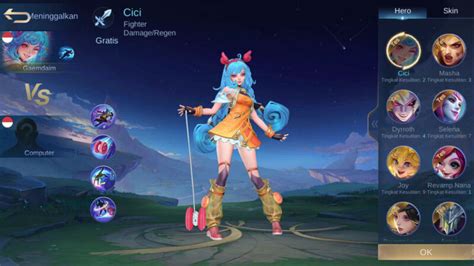 Cici Mobile Legends: Hero Baru yang Lincah dan Mematikan