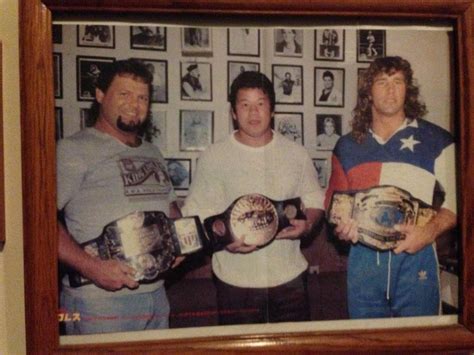 3 World Champions in 1988 Jerry Lawler, Tatsumi Fujinami and Kerry Von Erich | Kerry von erich ...