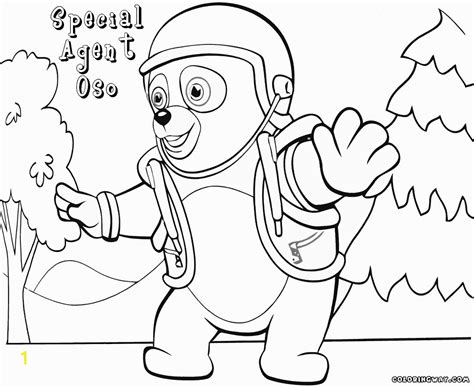 Special Agent Oso Printable Coloring Pages | divyajanani.org