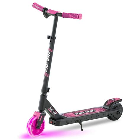 Neon Edge Electric Scooter for Kids Age 8+ Years Pink, LED Light Up ...