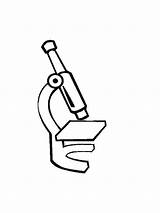 Microscope Coloring Page sketch template
