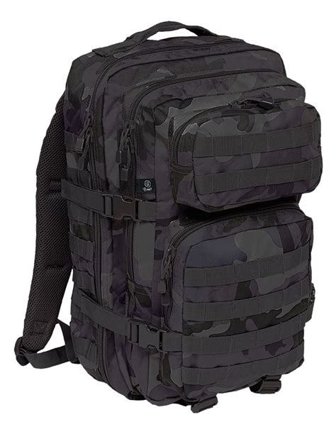 Brandit 8008-4 Camping Hiking Army Molle Backpack US Cooper Large 40 Liter Dark Camo