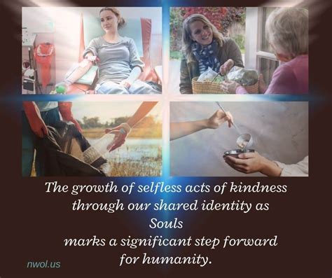 The growth of selfless acts of kindness – New Waves of Light