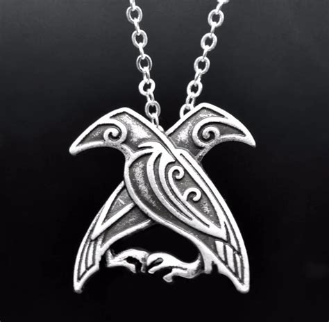 Norse Viking Jewelry Viking Odin Rave Pendant Antique Silver Color ...